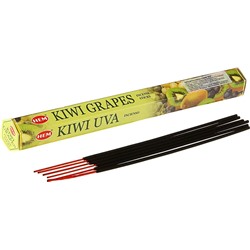 Hem Incense Sticks KIWI GRAPES (Благовония КИВИ ВИНОГРАД, Хем), уп. 20 палочек.