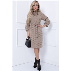 ПЛАТЬЕ РУБЬЕРА (БЕЙЖ ГИРО)