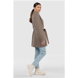 01-11109 Пальто женское демисезонное (пояс)