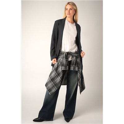 Рубашка женская в клетку Happyfox