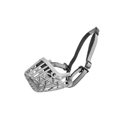 Намордник пластиковый "ZооM" "Silver Reflex" №3 светоотражающийметаллик (20см) Лабрадор 55513 АГ