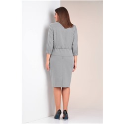 Karina deLux B-161-3 серый, Юбка,  Жакет,  Топ