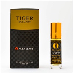 Concentrated Essential Oil TIGER BULGARY, Aksa Esans (Турецкие роликовые масляные духи ТАЙГЕР БУЛГАРИ, Акса Эсанс), 6 мл.