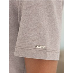 Футболка с принтом свободная эластичная из премиального хлопка