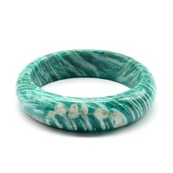 Браслет кольцо из Амазонита