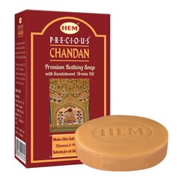 PRECIOUS CHANDAN Premium Bathing Soap, Hem (ДРАГОЦЕННЫЙ САНДАЛ, Премиум мыло для ванны, Хем), 100 г.