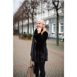 Мехофф Агата80.223-120 горький_шоколад(темно-коричневый), Полупальто