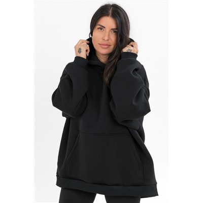 Толстовка Hoodievs woman-black (Черный)