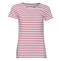 Футболка Miles Women белая с красным