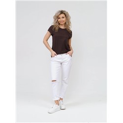 Футболка женская Текс-Плюс, цвет коричневый