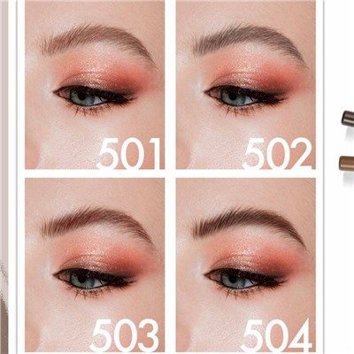 Карандаш для бровей механический LUXVISAGE BROW Filler & Fix