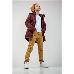 Парка "Рич" для мальчика бордо