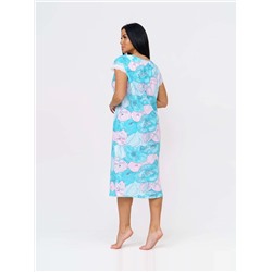 Ночная сорочка женская Текс-Плюс, цвет зеленый голубой розовый