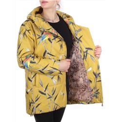 806 YELLOW Куртка демисезонная женская (100 гр. синтепон) размер 52