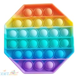 POP IT antistress Сенсорная игрушка с пузырьками МНОГОУГОЛЬНИК / Вечная пупырка, popit_mnogougolnik, 1301019, 1301042