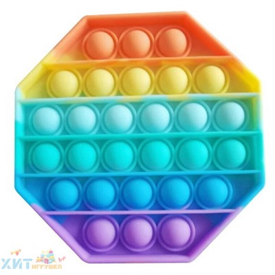 POP IT antistress Сенсорная игрушка с пузырьками МНОГОУГОЛЬНИК / Вечная пупырка, popit_mnogougolnik, 1301019, 1301042