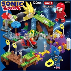 Конструктор SONIC Соник 4 шт в наборе 420 дет. SL89301A, SL89301A