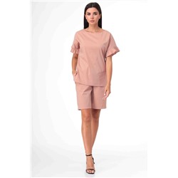 Talia fashion 360 пыльная_роза, Блуза,  Шорты