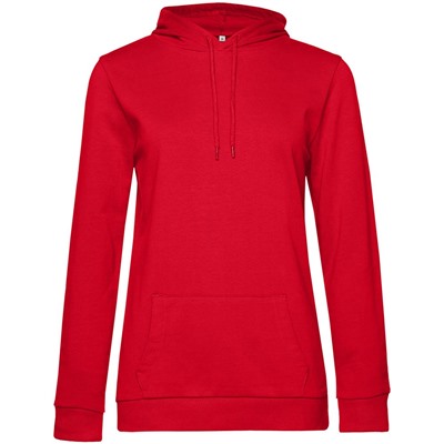 Толстовка с капюшоном женская Hoodie, красная
