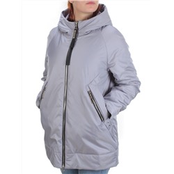 GWC21028P LIGHT GRAY Куртка демисезонная женская (100 гр. синтепон) PURELIFE размер 52