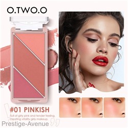 Румяна для лица 3 в 1 O.TWO.O арт. 9141 #01