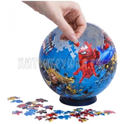 Мозаика "puzzle" 240 дет. "Герои Marvel" (Пазл-шар) 98124, 98124