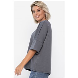 Блуза Фауст (серая) Б14203-20М
