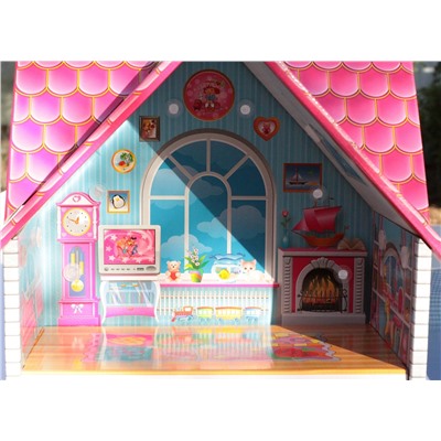 Кукольный двухэтажный домик быстрой сборки «Вилла» Серия Dream House