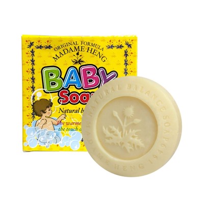 BABY SOAP Natural Balance, Madame Heng (Детское мыло С РОМАШКОЙ И КУРКУМОЙ, Мадам Хенг), 150 г.