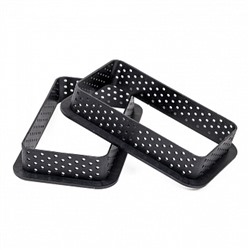 Прямоугольник 100*55*20 мм, перфорированный термопластик, 6 шт