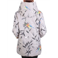 806 GRAY Пальто демисезонное женское (100 гр. синтепон) размер 54