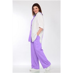 Lady Secret 2794 белый+аметистовый, Брюки,  Блуза