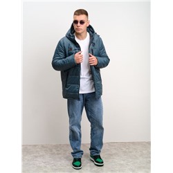 Куртка мужская зимняя на флисе "Игл" серый