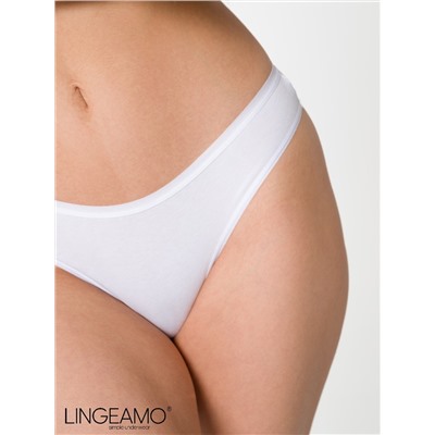 Трусы женские стринги Lingeamo белые ЛС-18 (1)