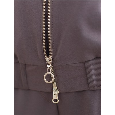 Бомбер среднего объема на молнии с карманами из эластичного футера двухнитки