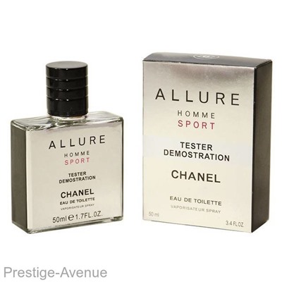 Тестер  Сhanеl  Аllurе Homme Sport   for men edt 50ml