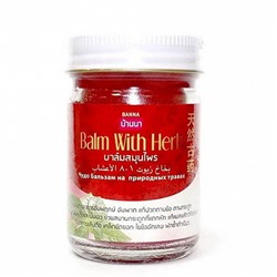 BALM WITH HERB, Banna (КРАСНЫЙ бальзам на травах, Банна), 50 г.