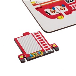 3D пазл-конструктор «Пожарная машина»