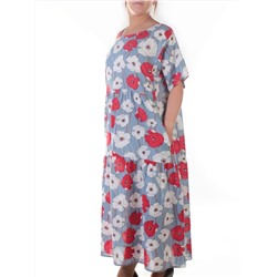 2005 Платье длинное летнее GERBERA размер 4XL - 54 российский