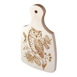 Разделочная доска для выжигания «Филин»