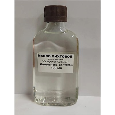 Масло Пихтовое 100мл (Код: 93364)