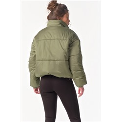 Куртка демисезонная спортивная короткая оливковая