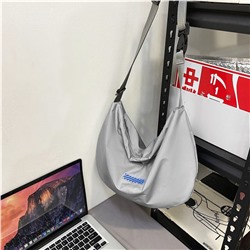 6850B серебро Сумка женская (41х31х5)