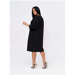 Платье женское Текс-Плюс, цвет черный