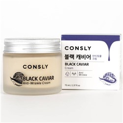 CONSLY Крем д/лица п/морщин с экстр.черной икры  Black Caviar anti-wrinkle Cream 70мл