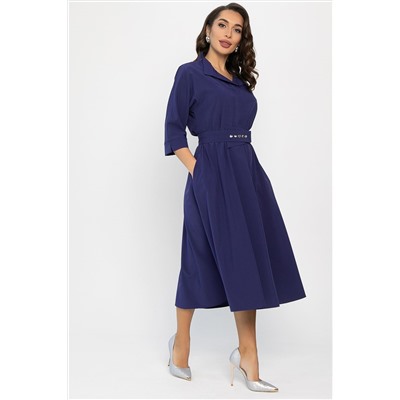 Платье с поясом Доминанта НЬЮ (чернильно-синий) П14343-16М