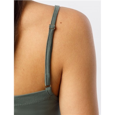 Топ из премиального хлопка с эластаном