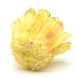 Кристаллическое образование желтого кварца 98*87*80мм, 376г.
