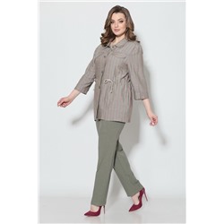 Anna Majewska 1437 хаки, Брюки,  Рубашка