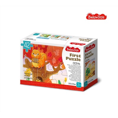 Пазл First Puzzle «Времена года. Осень» 42 элемента